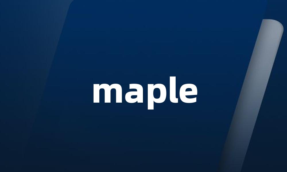 maple