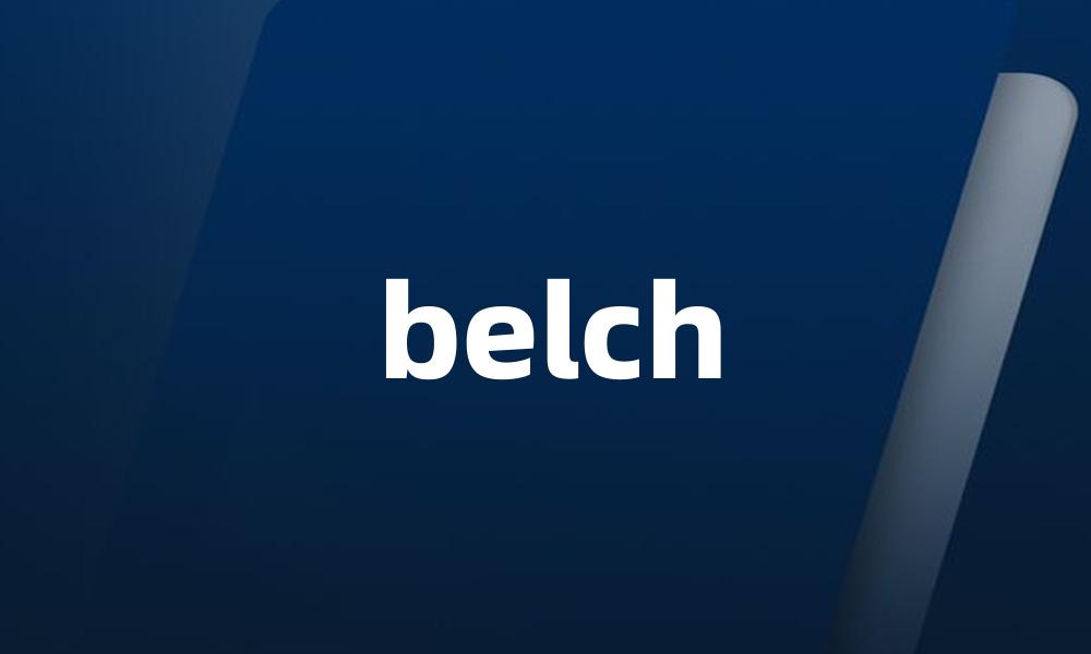 belch