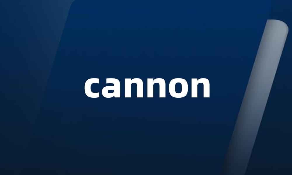 cannon