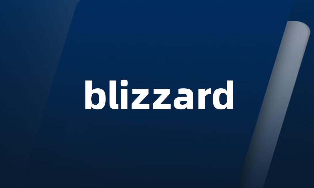 blizzard