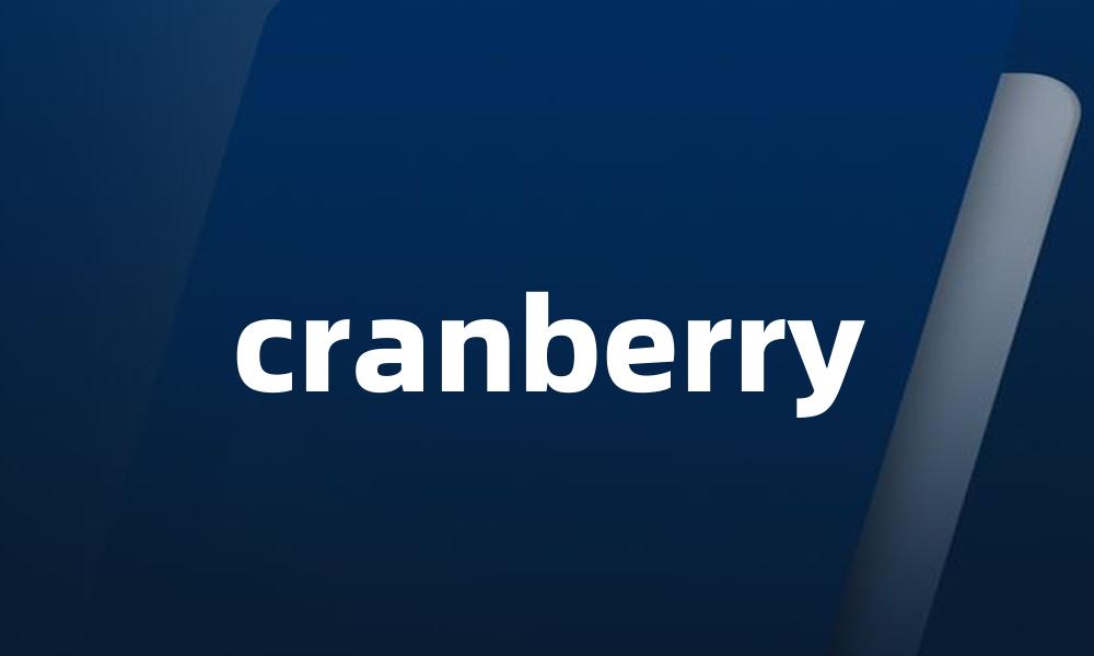 cranberry