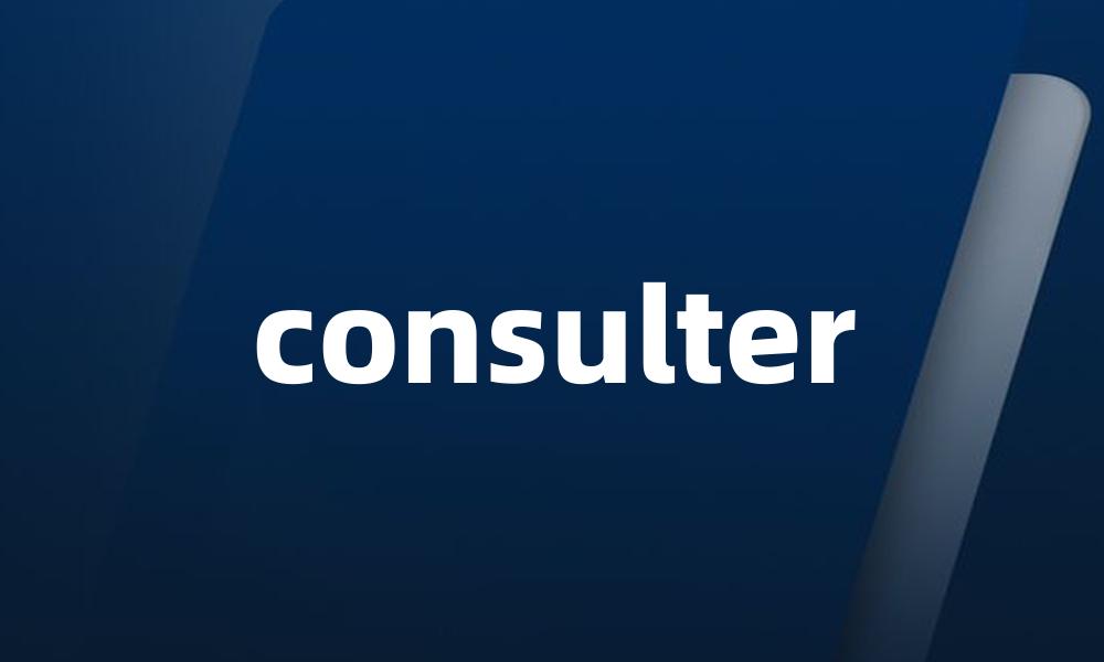 consulter