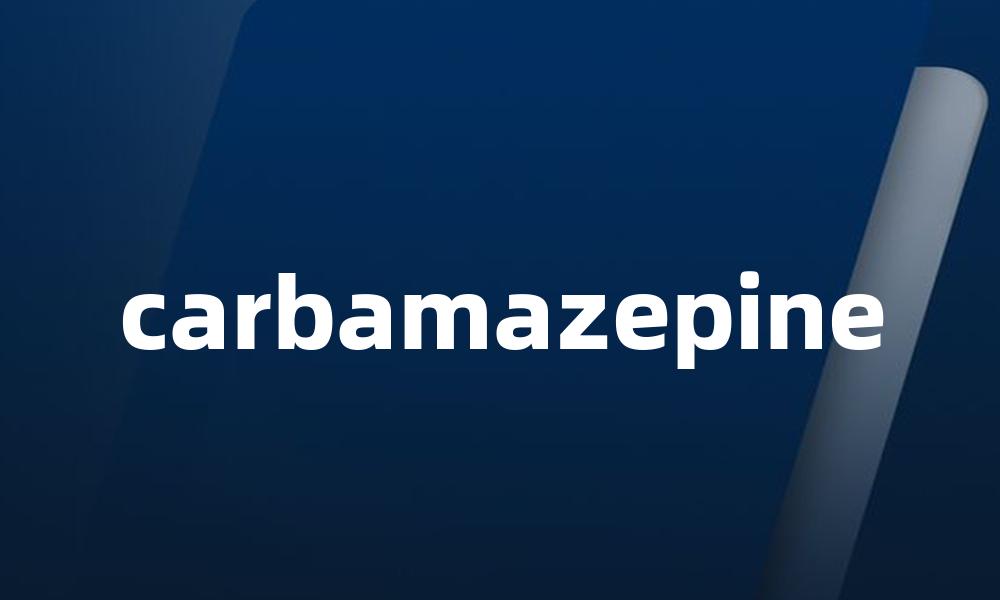 carbamazepine