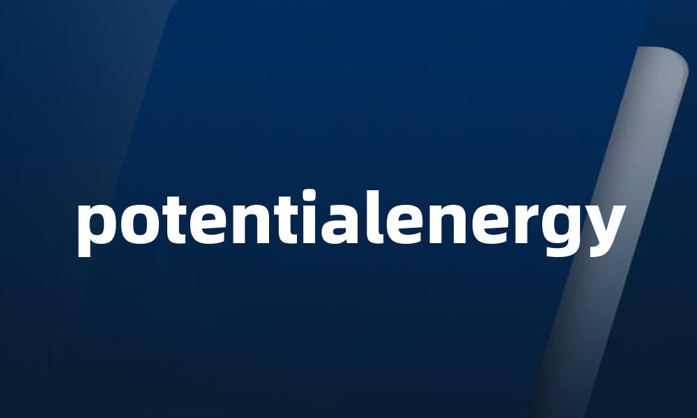 potentialenergy