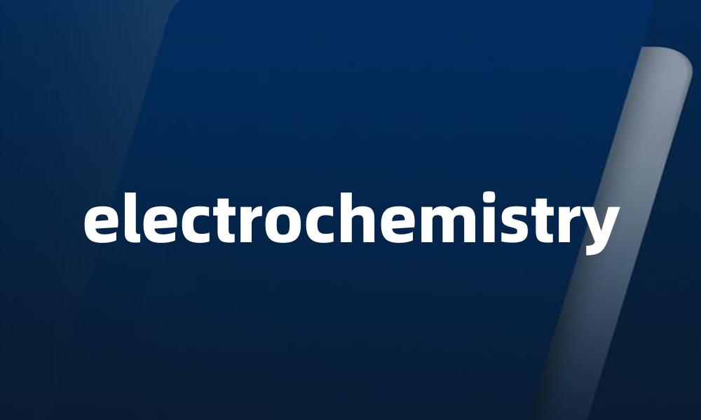 electrochemistry