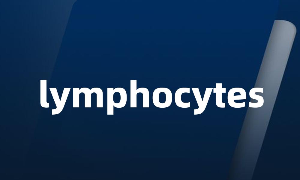 lymphocytes