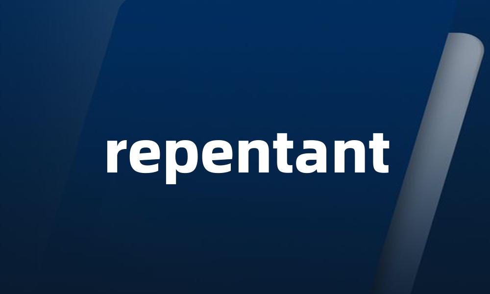 repentant