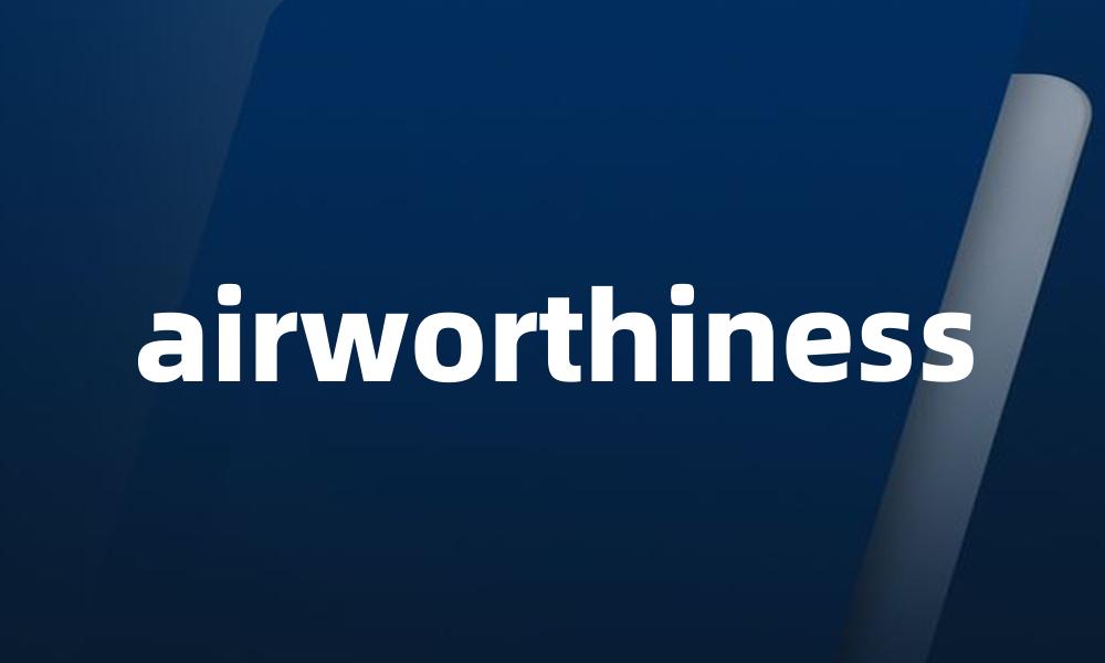 airworthiness