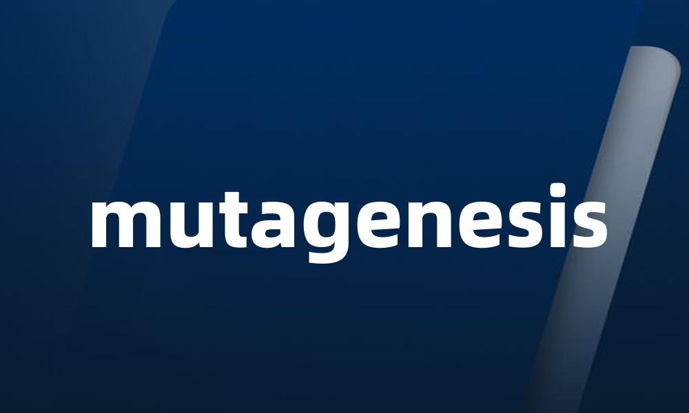 mutagenesis