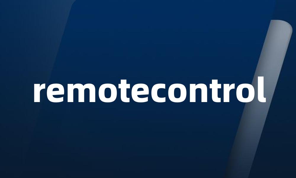 remotecontrol