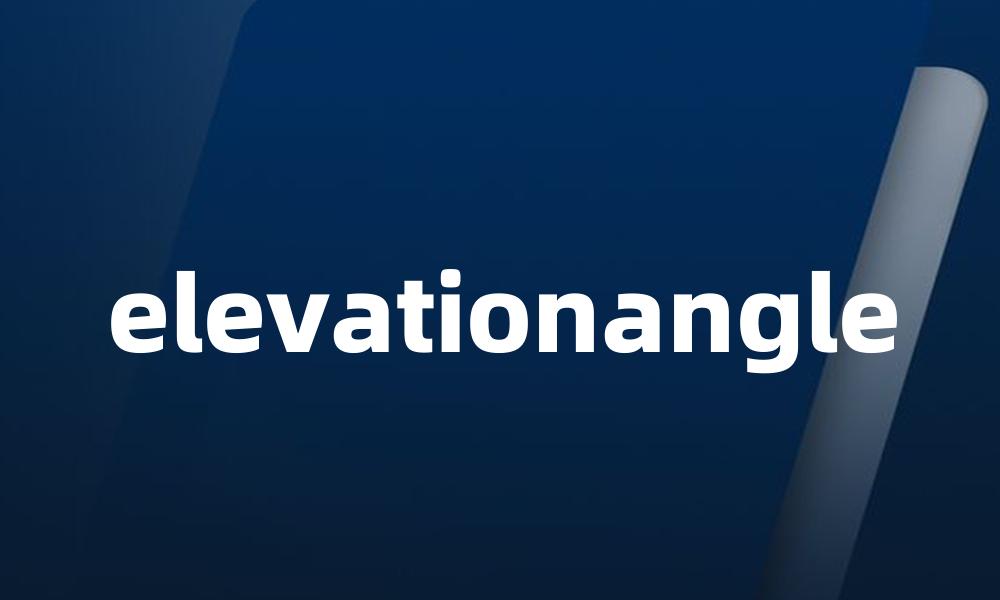 elevationangle