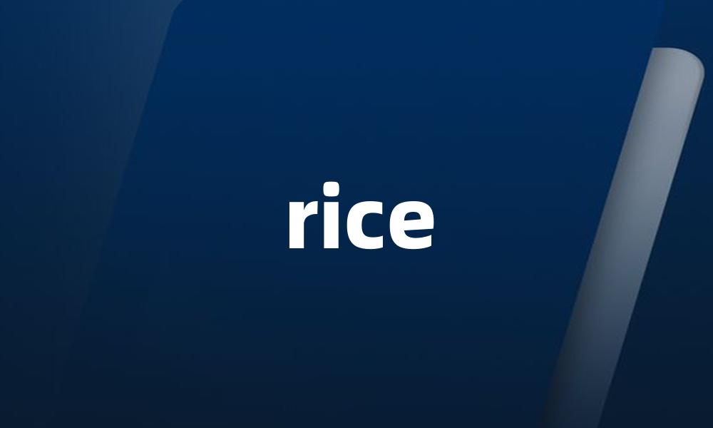 rice