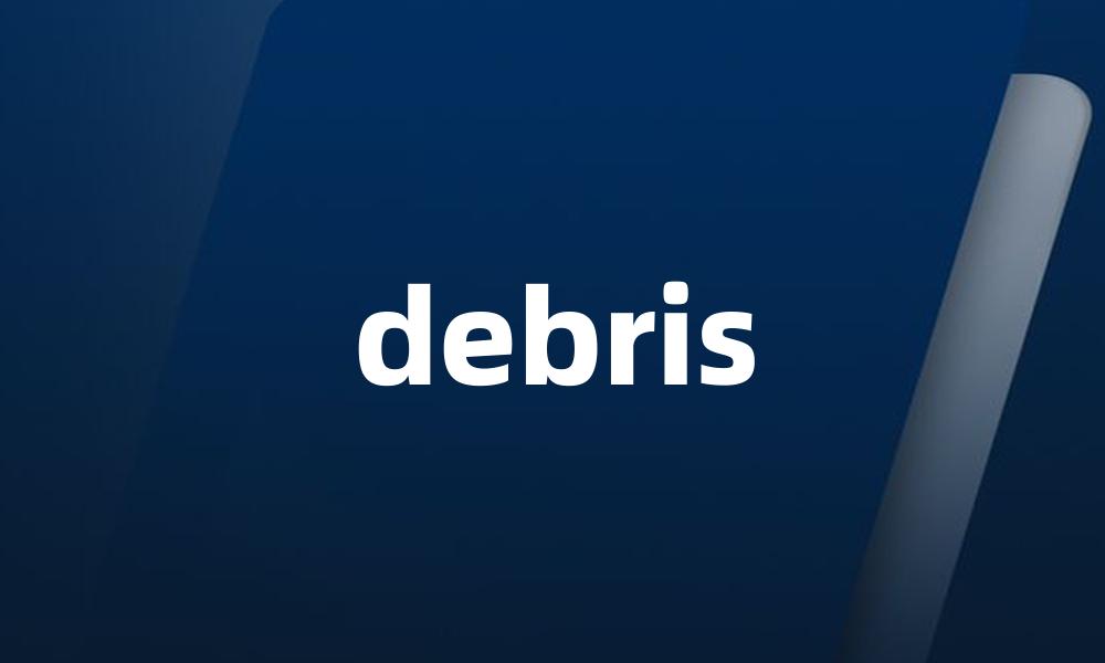 debris