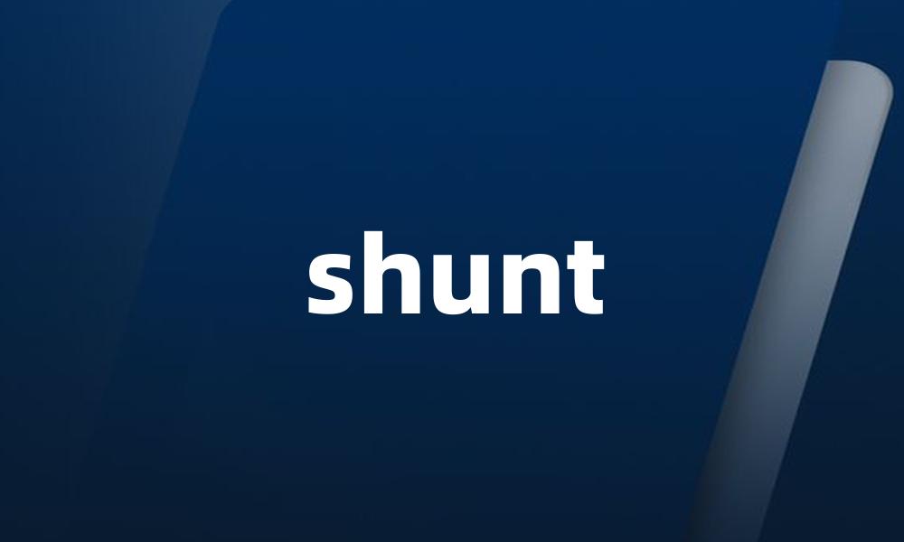 shunt