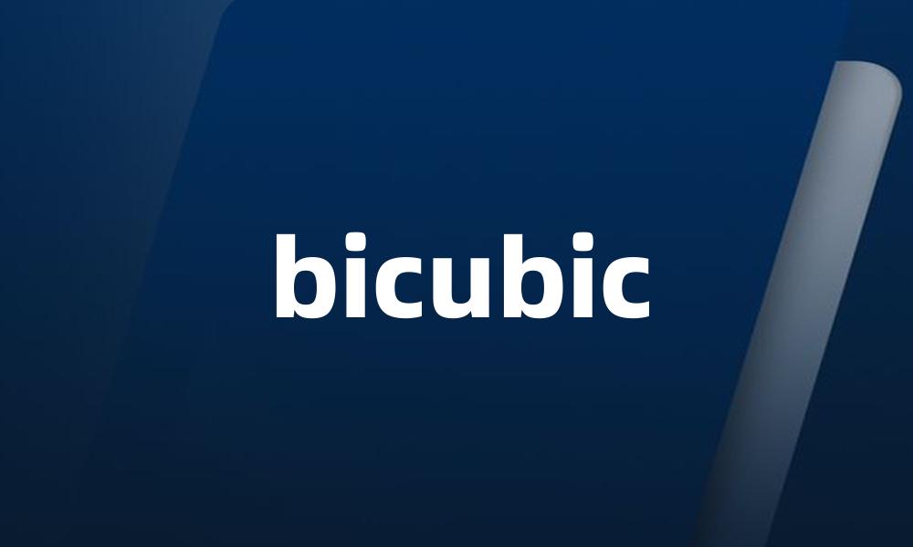 bicubic