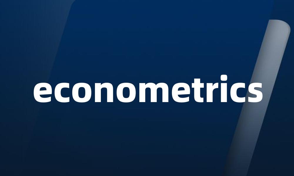 econometrics