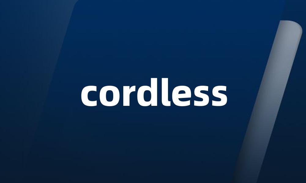 cordless