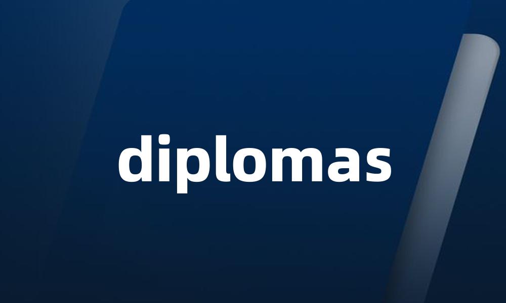 diplomas