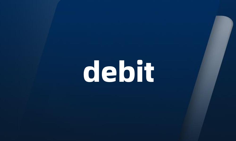 debit