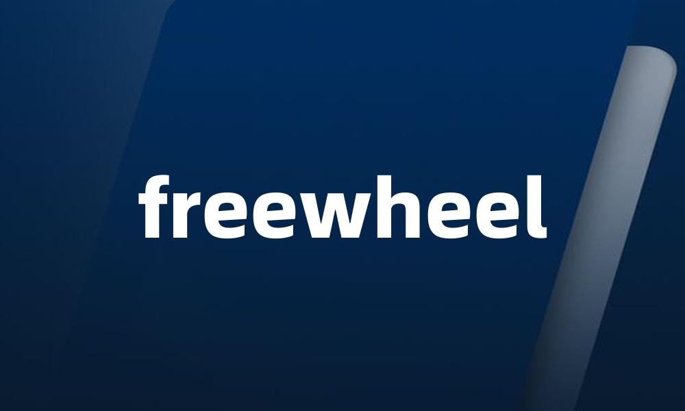 freewheel