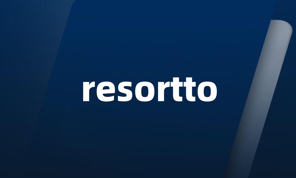 resortto