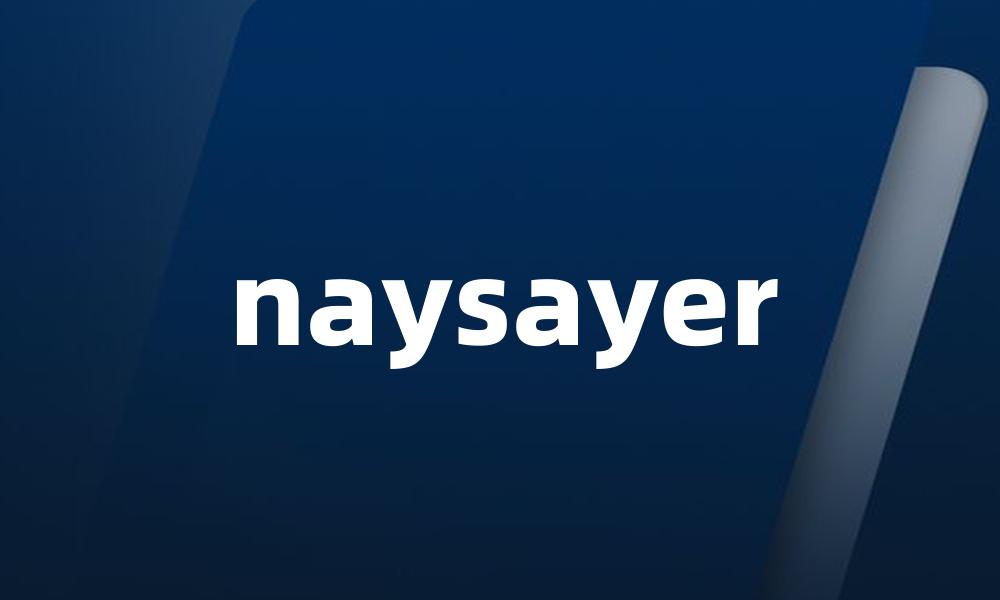 naysayer