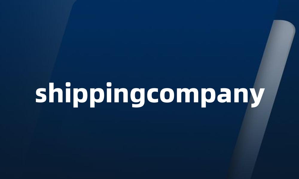 shippingcompany