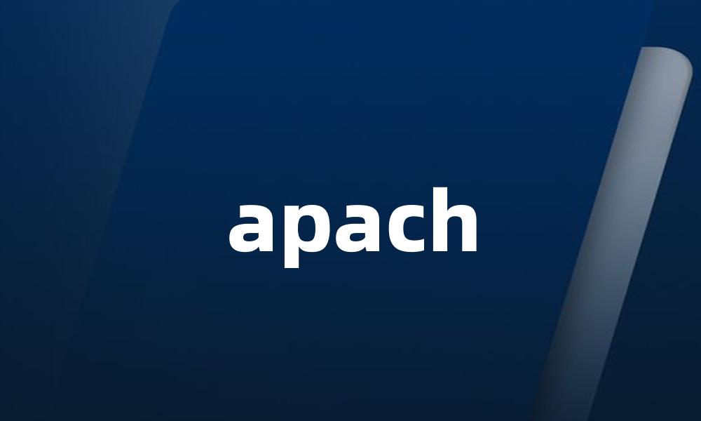 apach