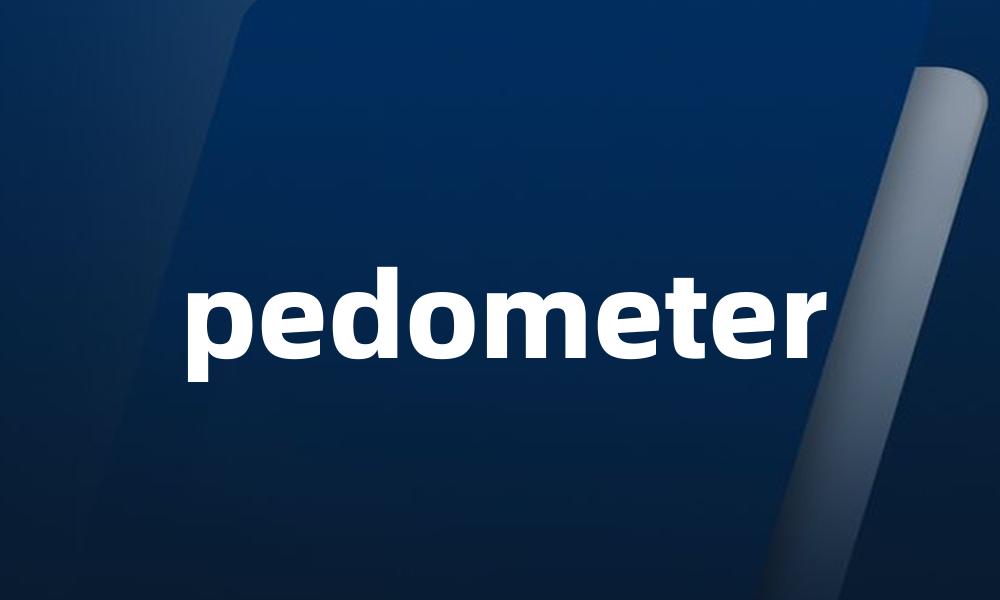 pedometer