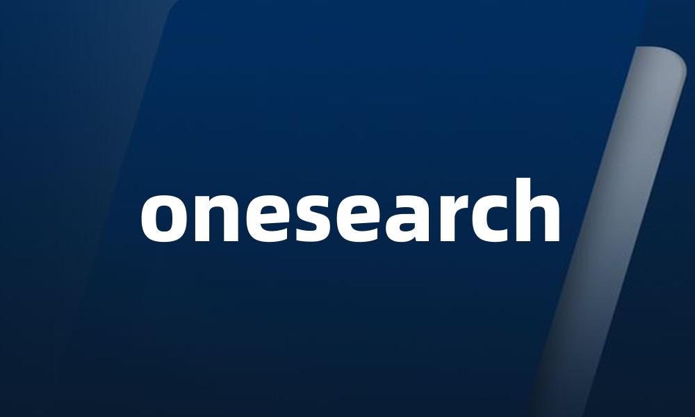 onesearch