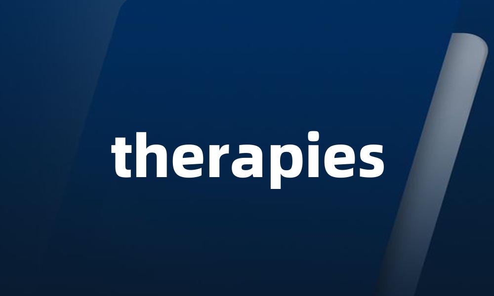 therapies