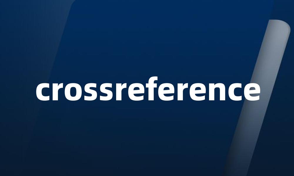 crossreference