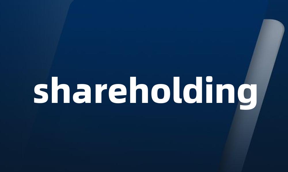 shareholding