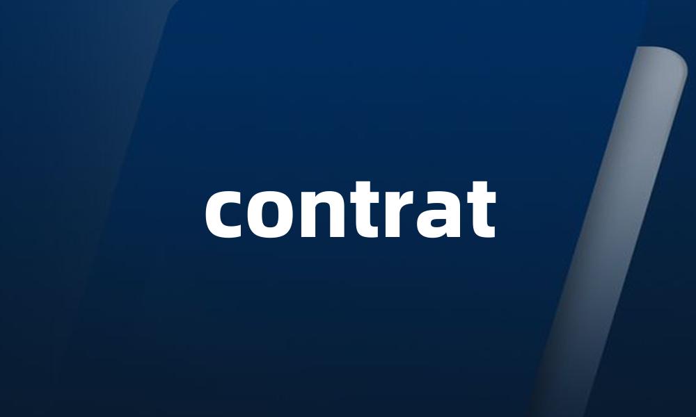 contrat