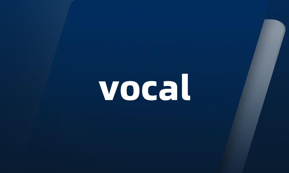 vocal