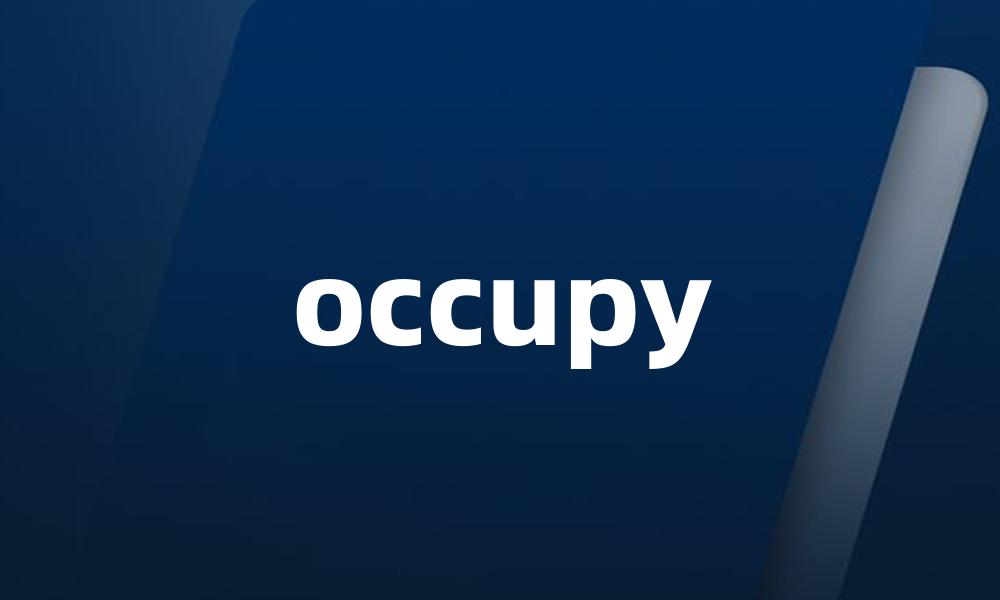 occupy