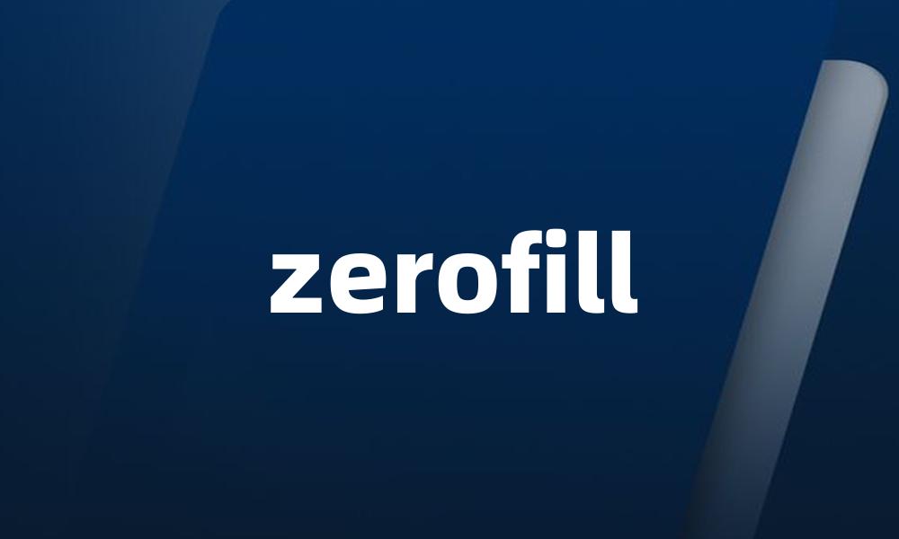 zerofill