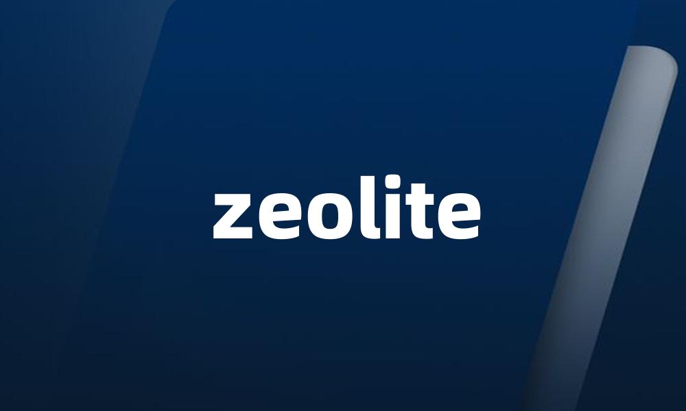 zeolite