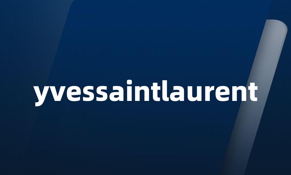 yvessaintlaurent