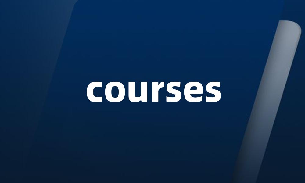 courses