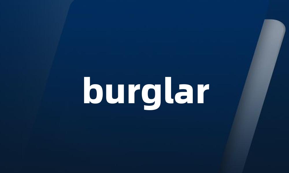 burglar