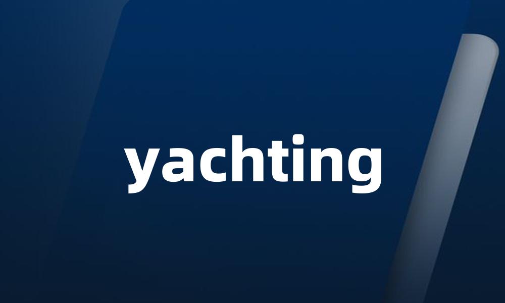 yachting