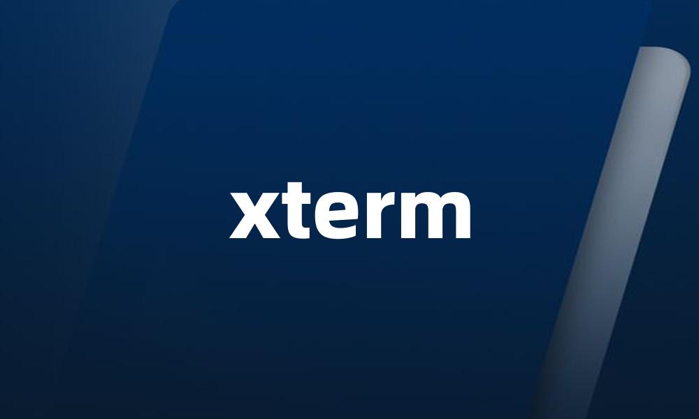 xterm