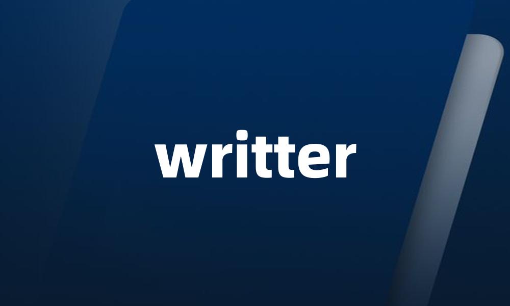 writter