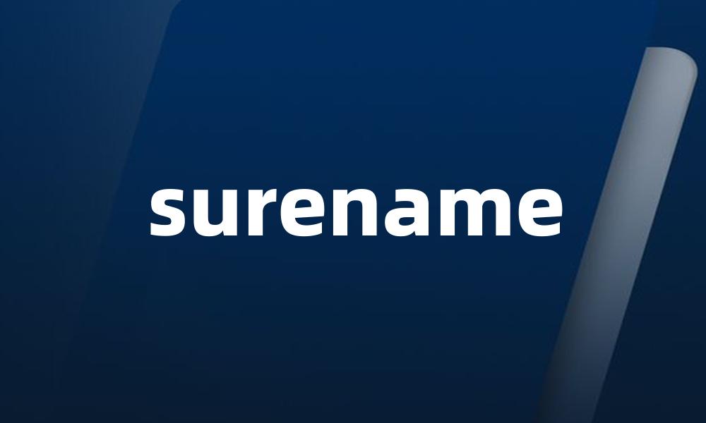 surename