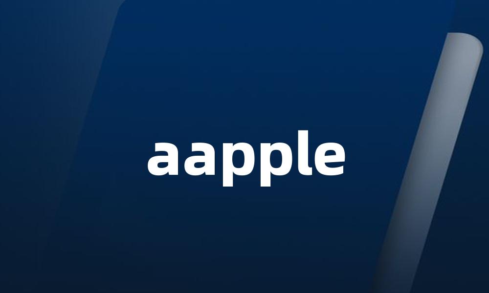 aapple