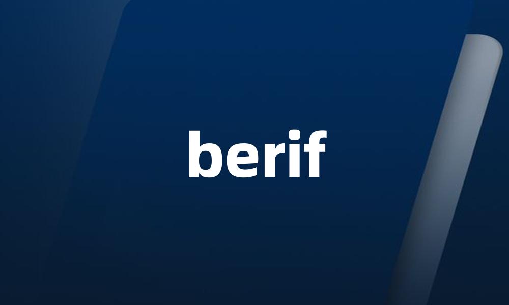 berif