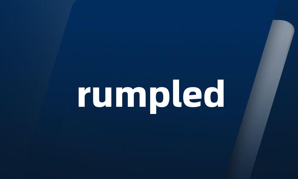 rumpled