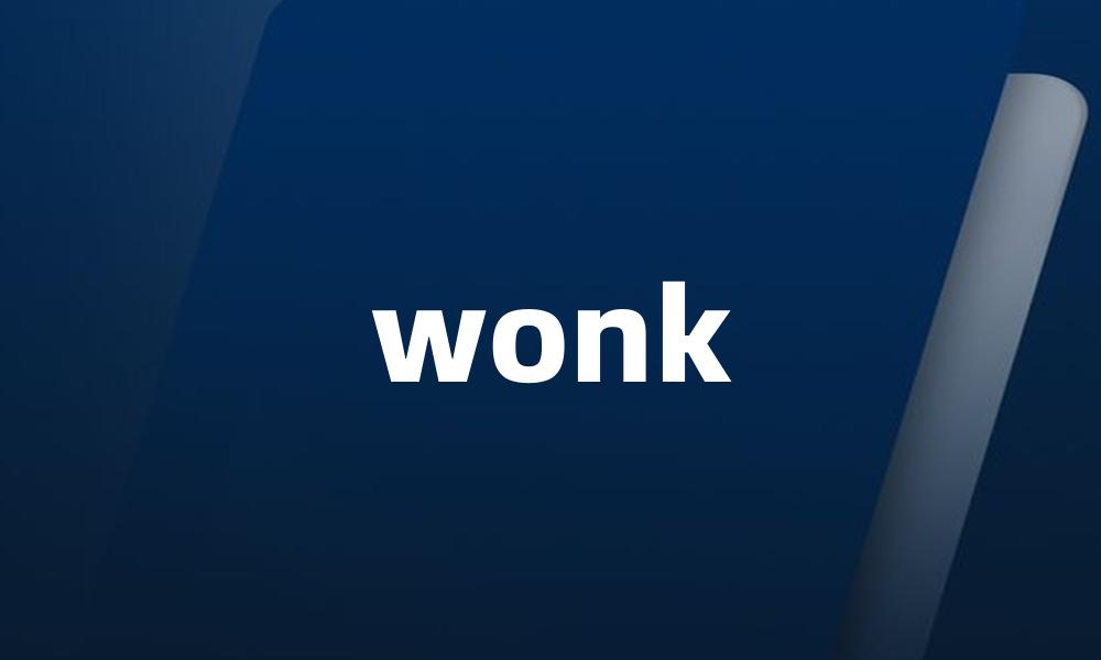 wonk