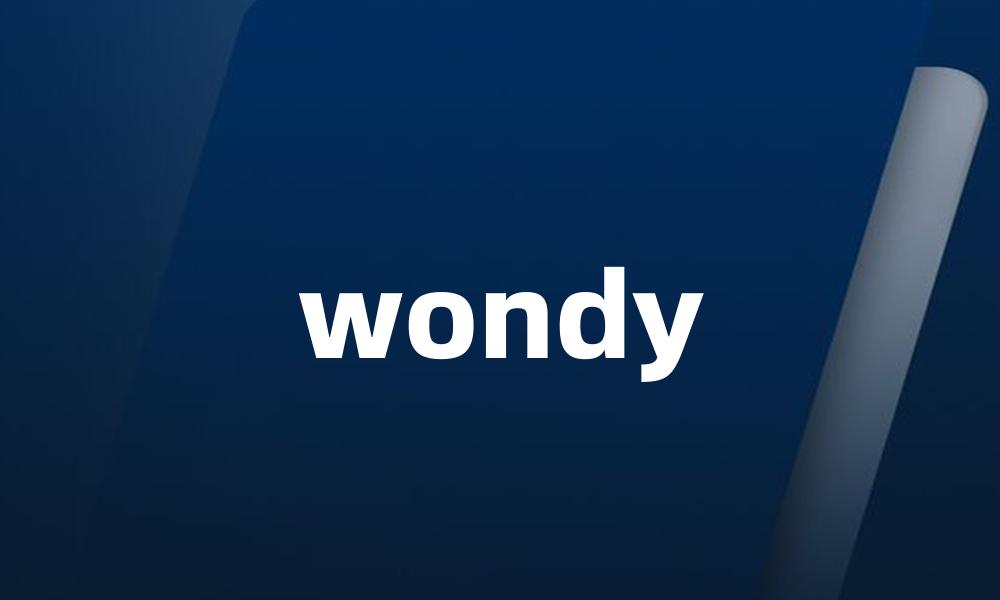 wondy